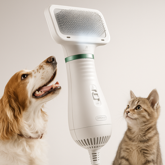 ULTRA SECADOR MASCOTAS 2 en 1, experiencia placentera para tu compañero peludo